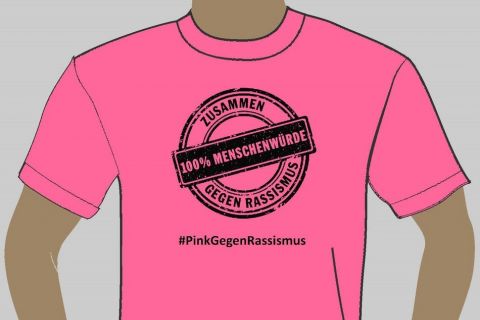 Pink gegen Rassismus